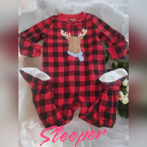 *0180 sleeper blanket pajama fleece boys 3T - Picture 1 of 2